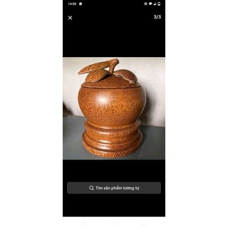 Giỏ bình ủ giữ ấm bình trà làm từ gỗ dừa