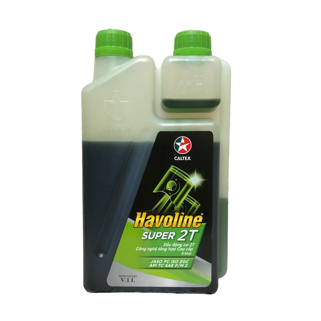 Nhớt xe máy hai thì Caltex Havoline Plus 2T & Super 2T [ 1L ]