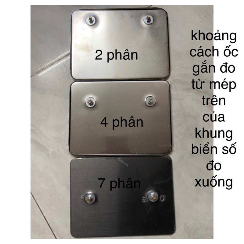 Set 10 bộ biển số ép gò ngoài kiểu Vũng Tàu gắn xe máy