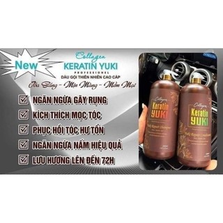(2000ml) Dầu gội xả yuki hương thơm mềm mượt chuyên sỉ salon spa