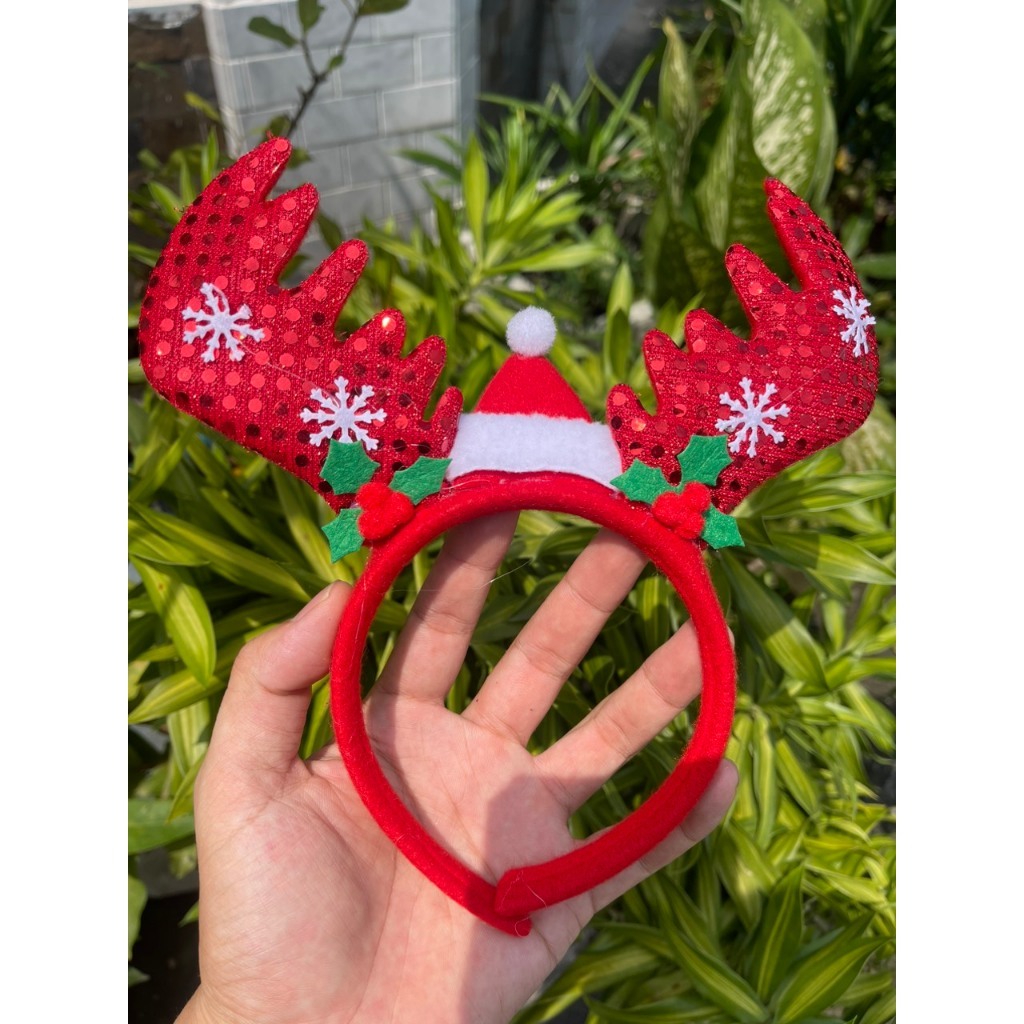 Bờm noel, cài tóc giáng sinh, băng đô đa dạng mẫu, quà tặng cho bé và người thân