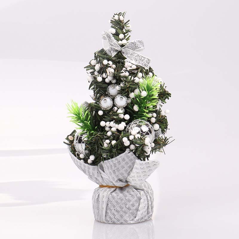 Cây thông Noel mini 20cm để bàn trang trí decor quà tặng giáng sinh