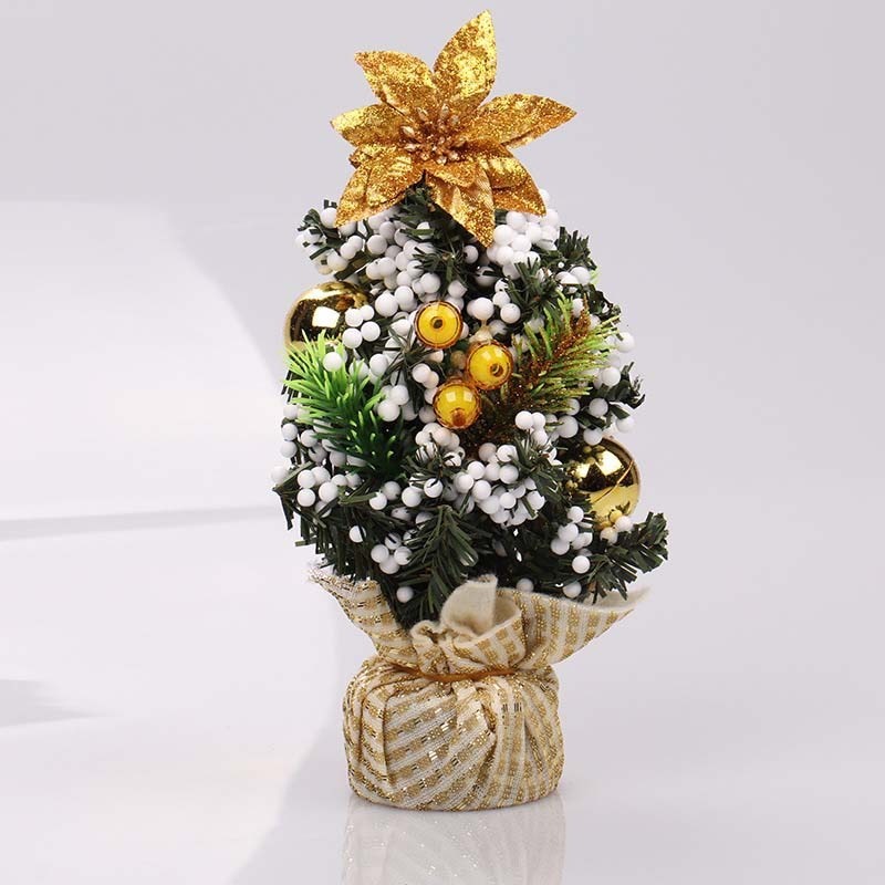 Cây thông Noel mini 20cm để bàn trang trí decor quà tặng giáng sinh