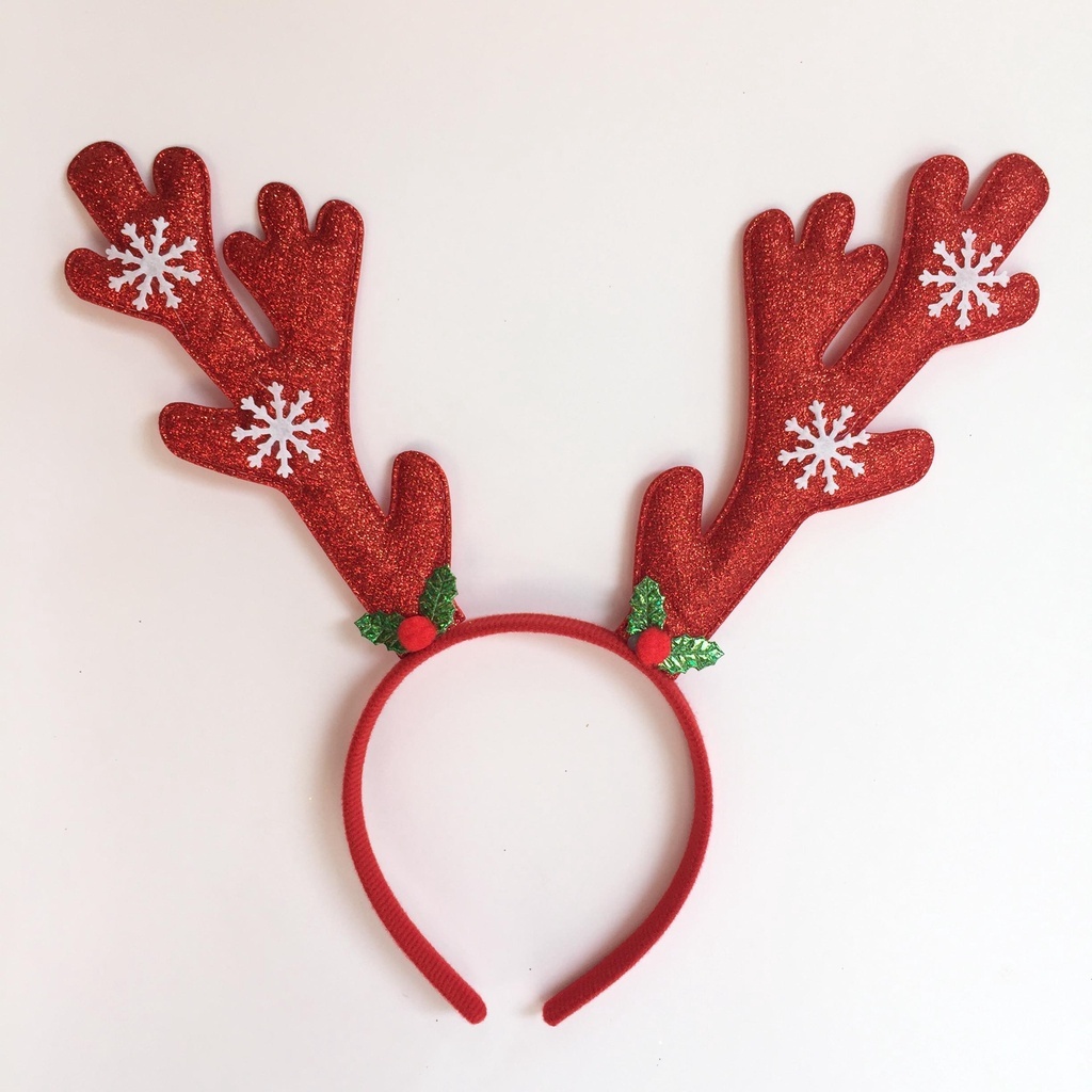 Bờm noel, cài tóc giáng sinh, băng đô đa dạng mẫu, quà tặng cho bé và người thân