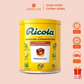 Kẹo ngậm ricola original đức hộp 180 viên, ricola kẹo ngậm ho thảo dược