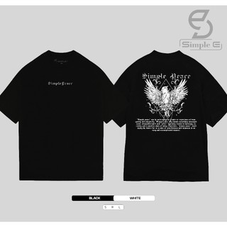 Áo Thun Unisex Local Brand SIMPLE "E" Form Oversize Cotton 100% PEACETD