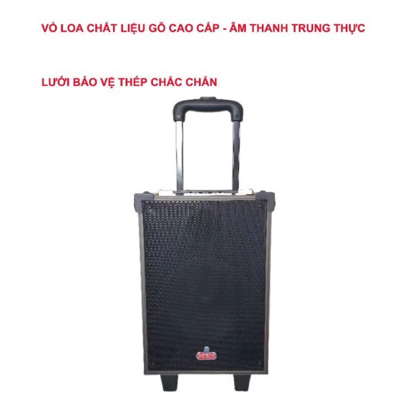 Loa Kéo bluetooth mini di động Kèm Mic Hát karaoke Không dây Cao cấp