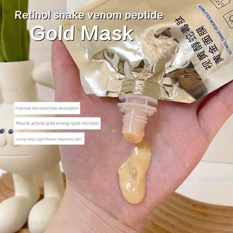 Retinol Mask Lột Peptide vàng mặt nạ dưỡng ẩm và giữ ẩm Mặt nạ lột Kem