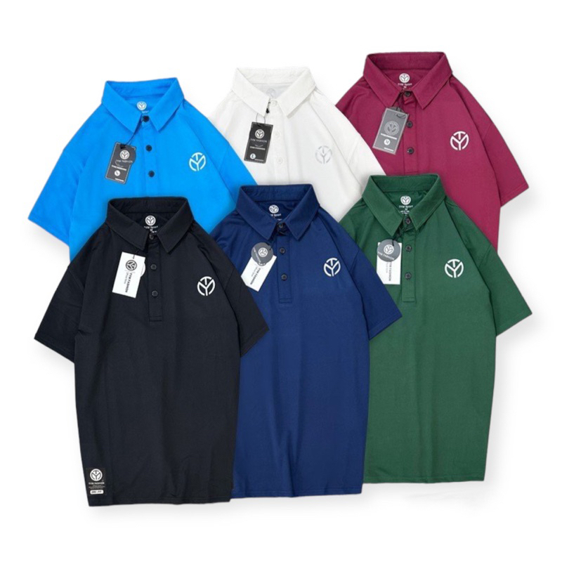 Áo Polo thể thao Nam TYM - Form suông - Vải poly mềm mại - thoáng mát - co dãn cao - PLMT002 - TYM FASHION