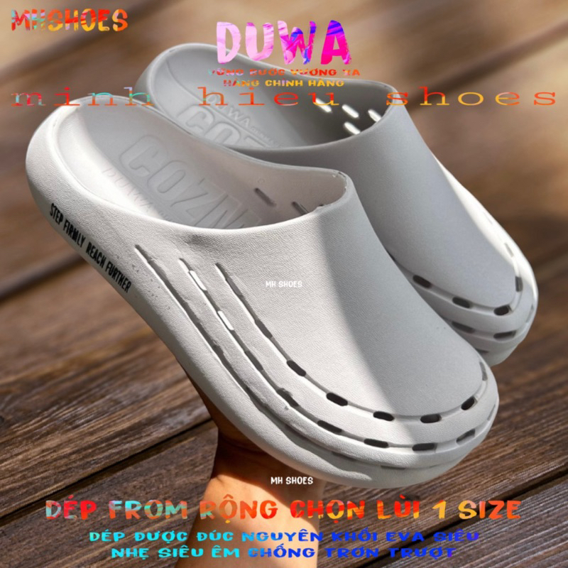 Dép sục duwa chính hãng dép sục cao su đi mưa đi nước siêu êm chống trơn trượt duwa