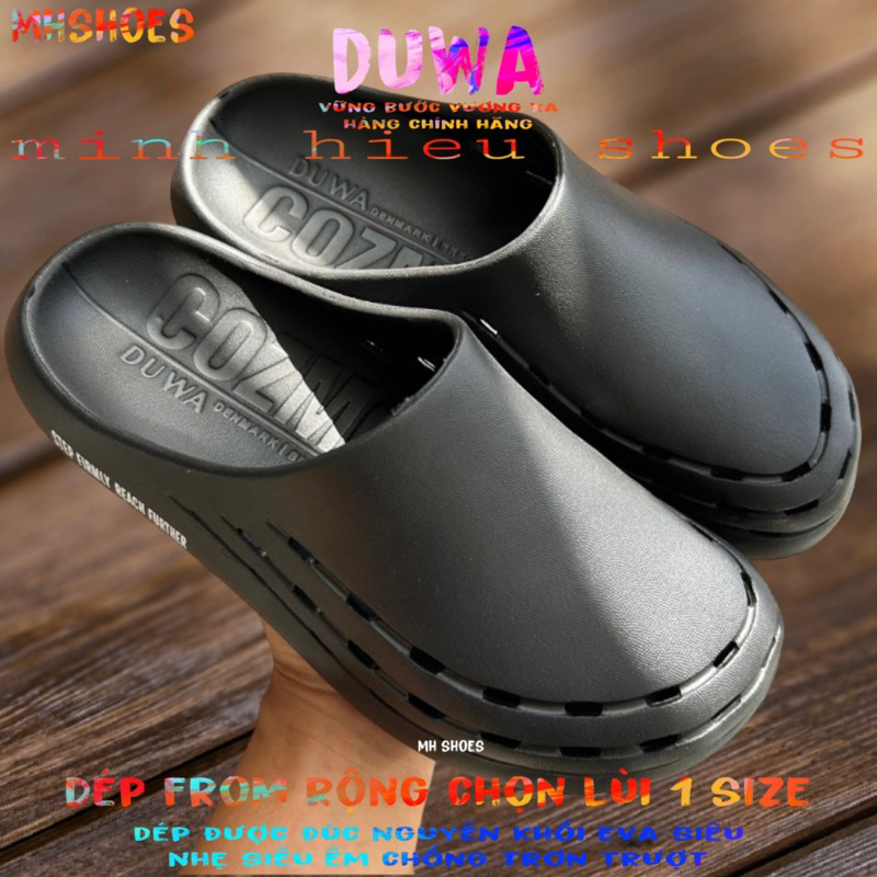 Dép sục duwa chính hãng dép sục cao su đi mưa đi nước siêu êm chống trơn trượt duwa