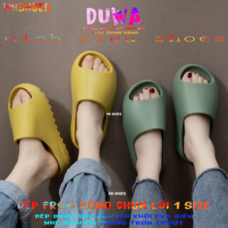 Dép bánh mì yz duwa đúc liền khối full size nam nữ dép bánh mì duwa yz