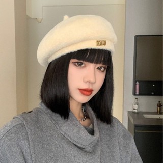 Mũ Beret MIU FREESHIP Mũ Nồi Lông Nhung Phong Cách Hàn Quốc Thời Trang Thu Đông Cho Nữ (BBVT)