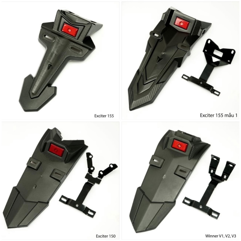 Dè Fz Exciter 150, 155 - Winner v1/v2/v3 kèm pát chống rung, chống gãy