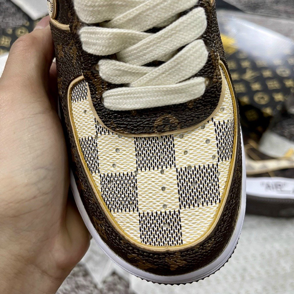 Giày_Nike Air Force 1 LV Trắng, Giày AF1 LV Bản Cao Cấp Bản Đẹp Hot Trend Full Box Bill 2023