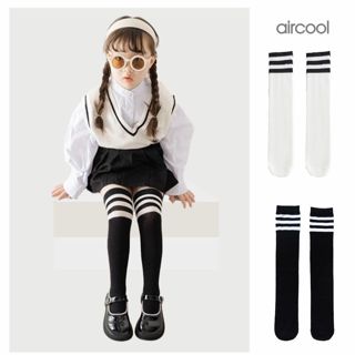 Tất đùi cho bé gái Aircool sợi modan cao cấp tất cao trên đầu gối cho bé từ 2 đến 16 tuổi-TBG04