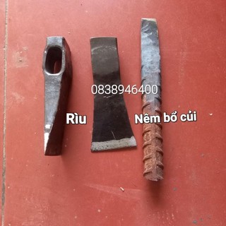 Bộ đôi rìu bổ củi -nêm bổ củi chắc khỏe tiện lợi