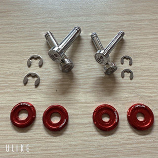  Chốt Xỏ Gác Chân Sau Inox Đầu Thái Xe Honda & Yamaha 