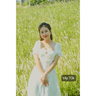 pass váy trắng size s