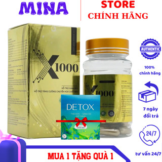 Mina Beauty [Chính Hãng] Giảm cân X1000 Ngân 98 chính hãng Hỗ trợ Tan mỡ bụng chuyển hoá chất béo