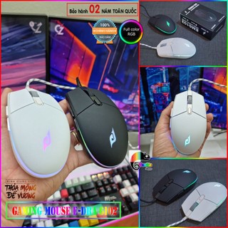 Chuột chơi game, Led RGB Chính hãng E-Dra EM6102, BH 24 Tháng Toàn Quốc - Gaming Mouse Edra 6102 RGB Led
