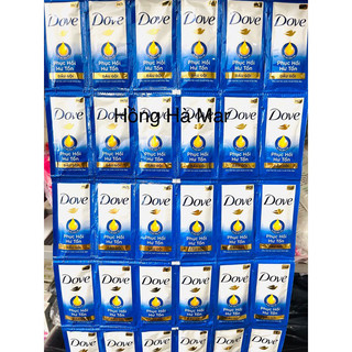 Dây 10 Gói Dầu Gội-Xả Dove 6g Phục Hồi Hư Tổn