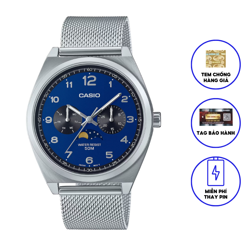 Đồng hồ nam dây kim loại chính hãng Casio MTP-M300M-2AVDF