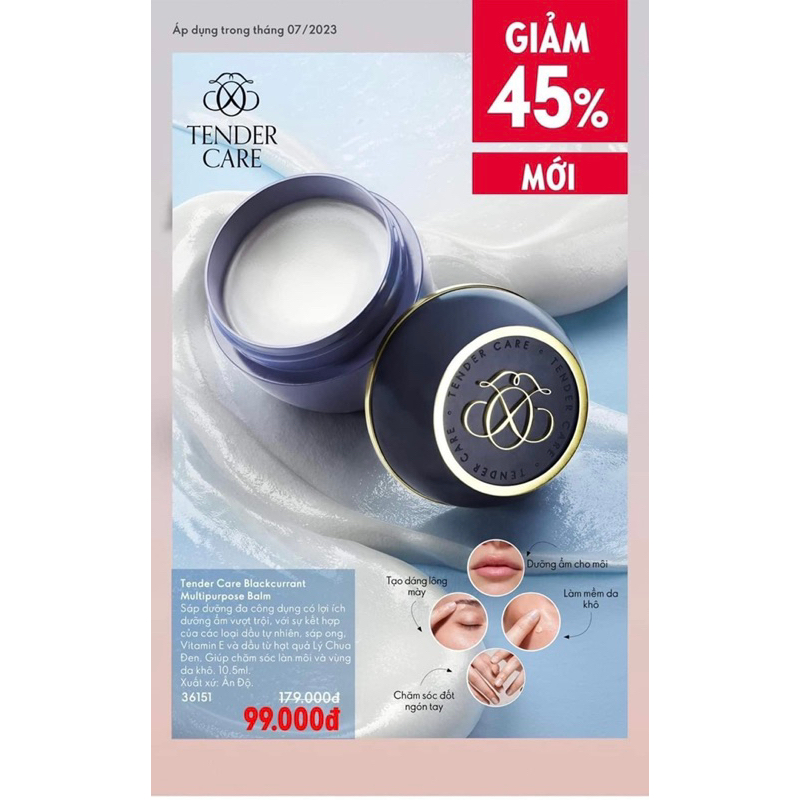 Sáp dưỡng môi mềm mịn