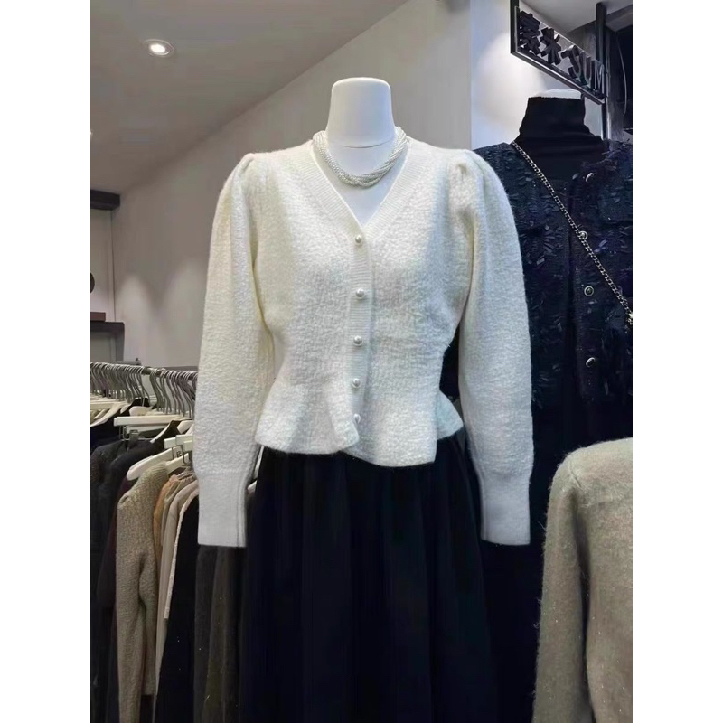 ÁO LEN CÚC NGỌC DÁNG XOÈ HÀNG L1