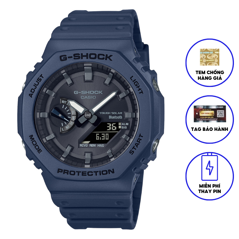 Đồng Hồ Nam Dây Nhựa Chính Hãng Casio GSHOCK GA-B2100-2ADR