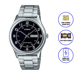 Đồng hồ nam dây kim loại chính hãng Casio MTP-V006D-1B2UDF