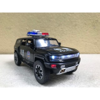 Mô hình xe Cảnh Sát GMC HUMMER EVs - 1:32