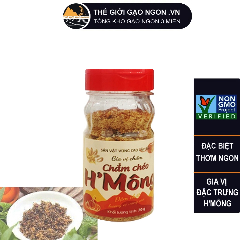 Gia vị chấm Chẳm Chéo H'mông - 70g - Giá Sỉ, Date mới