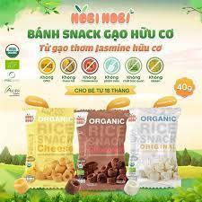 Bánh snack gạo hữu cơ - nobi nobi - 40g