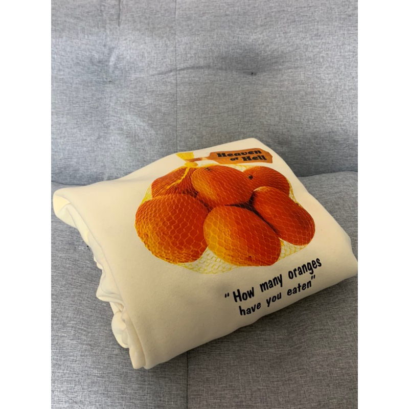 ÁO SWEATER NỈ BÔNG NỮ “Quả Cam” ,  ÁO NỈ DÀI TAY MÀU XÁM TIÊU LÓT BÔNG DÀY DẶN FORM RỘNG NAM NỮ