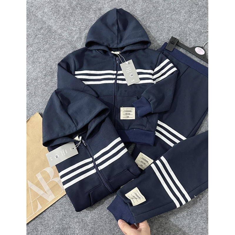 SET BỘ THỂ THAO THOM SỌC NGANG CHO BÉ