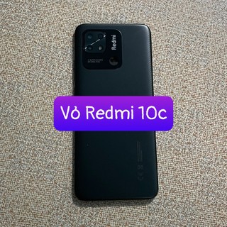 Lưng vỏ Redmi 10C ,vỏ zin kèm khay sim,phím,kính camera