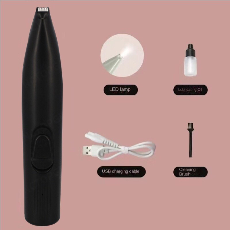 Tông đơ Mini tỉa lông bàn chân thú cưng có thể sạc cổng cắm USB - Lupipetshop