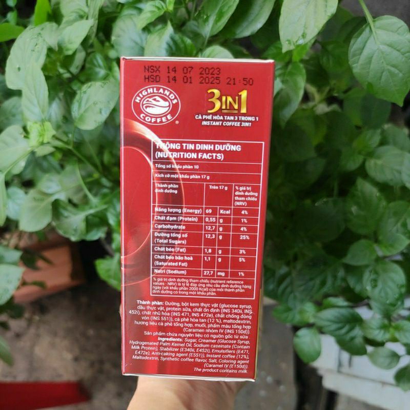Cà Phê Highlands Coffee 3in1 Hòa Tan