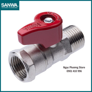 Van khóa, van bi sanwa thái lan 1 ren trong ren ngoài 1/2" bv15mf