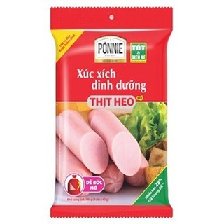 Xúc xích tiệt trùng ponnie gói nhỏ 95g