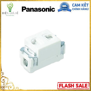 Ổ cắm đơn 2 chấu ,wnv1081-7w, chính hãng panasonic