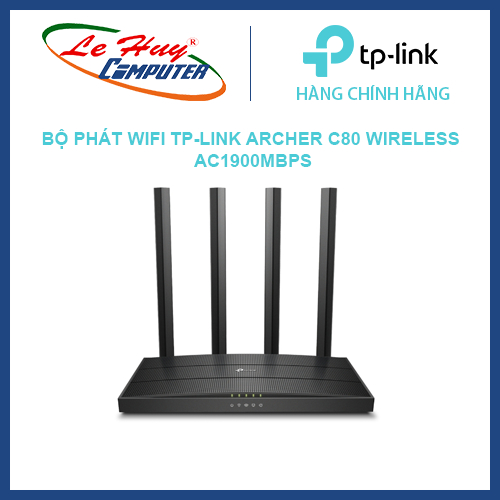 [Mã 99ELHA giảm 7% đơn 300K] Bộ phát wifi TP-Link Archer C80 Wireless AC1900Mbps