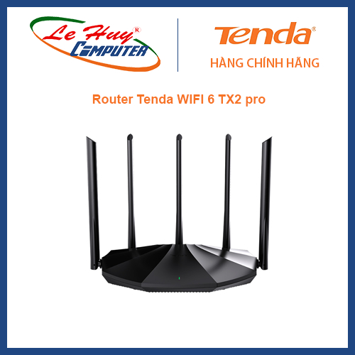 Router wifi Tenda TX2 Pro 1501Mbps 2 băng tần Wifi 6
