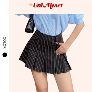 Chân váy kẻ xếp ly Glory Skirt dáng ngắn CV021, cạp trễ phong cách trẻ trung, hiện đại - Uni By Heart