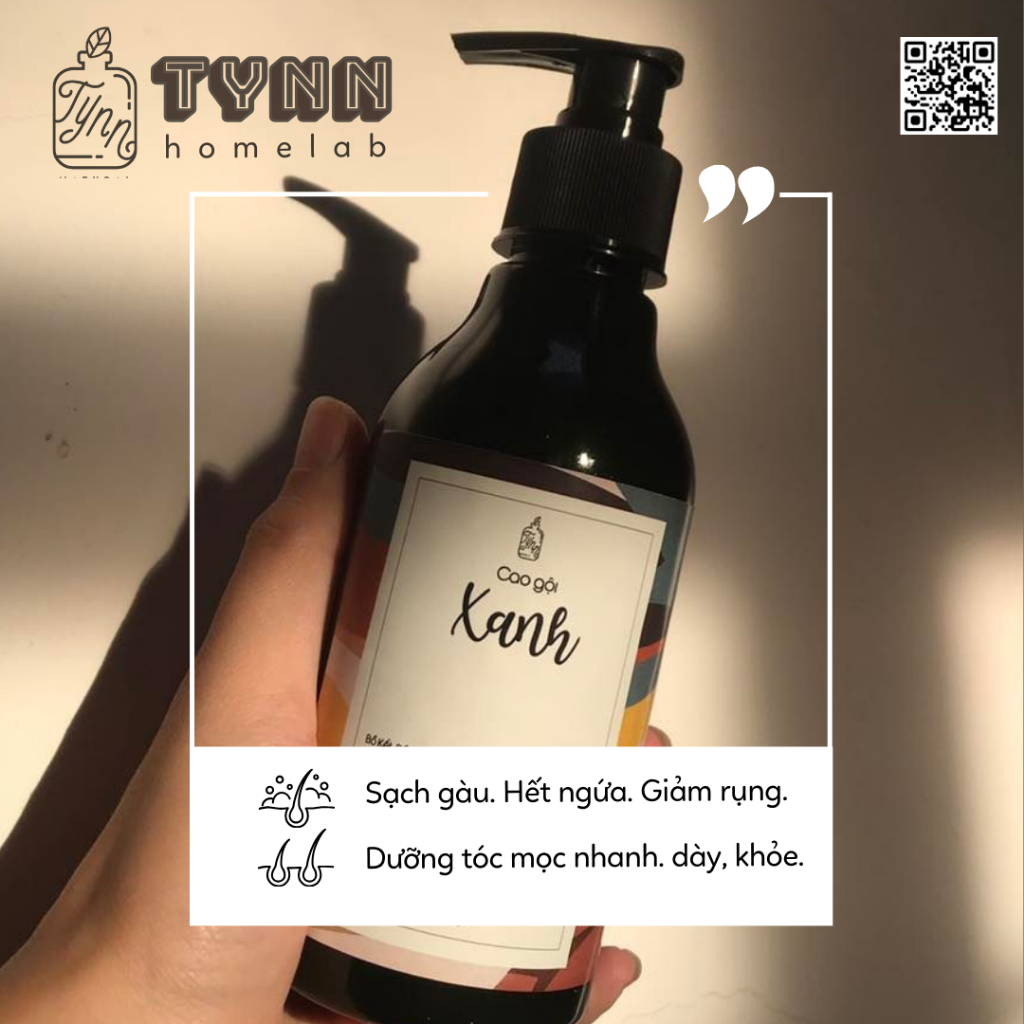 Cao Gội Xanh Tynnyl Thảo Mộc Tinh Dầu Dưỡng Tóc Giảm Rụng 300ml