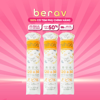 Bông tẩy trang mihoo kokimi túi 150 miếng - bông tròn