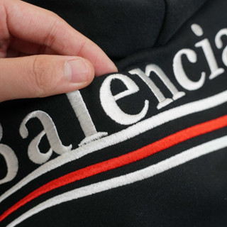 Áo Hoodie Bale.n THÊU sắc nét, vải nỉ bông dày form rộng dày dặn ấm không xù