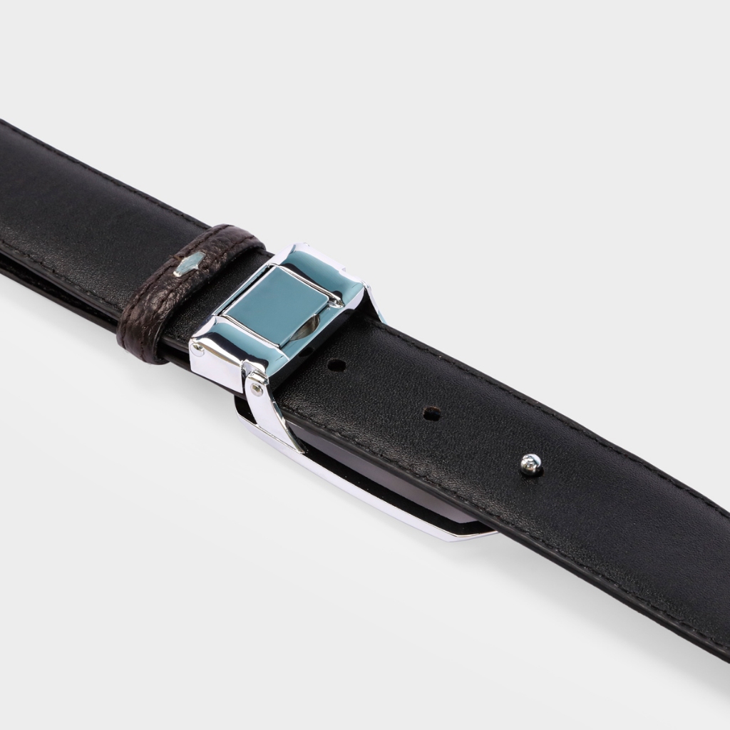 Thắt Lưng Nam Da Bò Khoá Bấm Thanh Lịch DT245D33