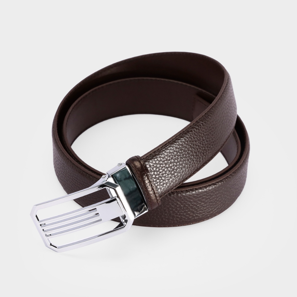 Thắt Lưng Nam Da Bò Khoá Bấm Thanh Lịch DT245D33